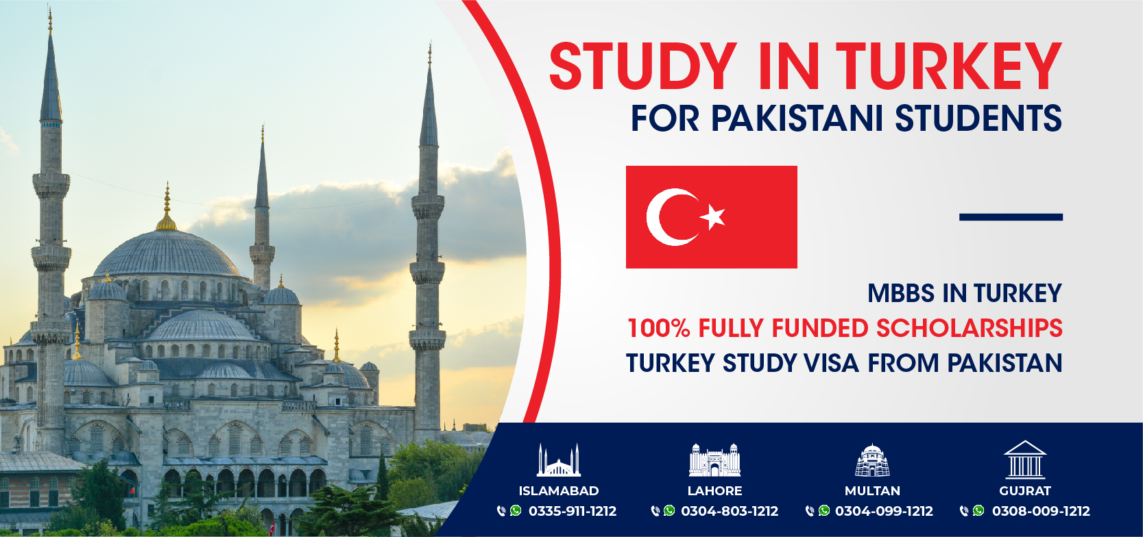 Study In Turkey: 100% Free Universities - Scholarships For Pakistani Students 2022-23 | MBBS In Türkiye Fees - Study Abroad with 12 Consultants